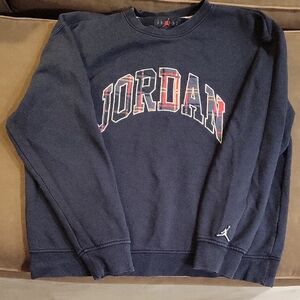 Jordan Men's Crewneck Sweater in Navy